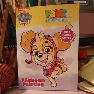 Nickelodeon PAW Patrol Paint with Water Book - Orange and Pink